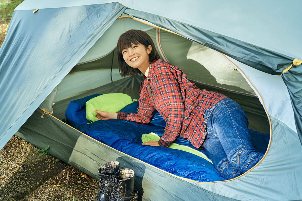 【連載】バイク声優・難波祐香の「ソロキャンプに行きたい！」【第2回】シュラフとマットはどう選ぶの？