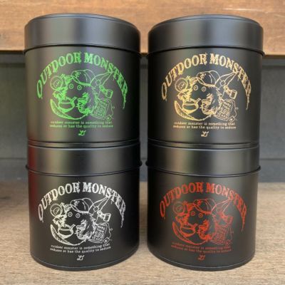 アウトドアモンスター 38灯 大島園CO-BA限定　OUTDOORMONSTER 大島園 アウトドアモンスター 《TEA BOYプチ缶》マット茶缶