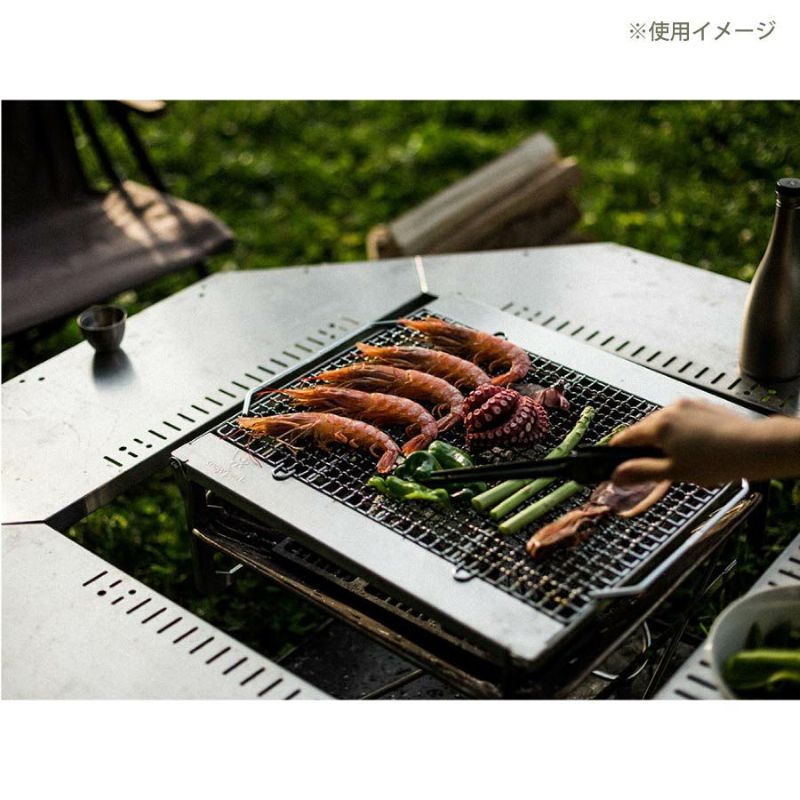 snow peakスノーピーク焼アミPro.LステンレスST-032MAR 焼アミPro.Lステンレス(ST-032MAR) | 焚火台の通販（アウトドア
